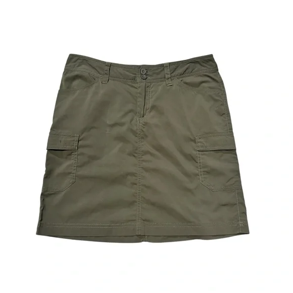 Patagonia Women's Solimar Skirt Nylon Travel Hiking Green Casual Size 2 - Picture 2 of 5